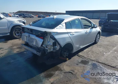 2021 Toyota Prius Le из США, поврежденный, VIN JTDKAMFU7M3142616